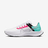 air zoom pegasus 38 white / hyper pink / dynamic turquoise / wolf gray