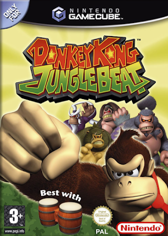 Donkey Kong Jungle Beat - Nintendo Gamecube - PAL/EUR/SWD (SE/DK Manual) - Complete (CIB)