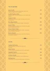 Mehek Tandoor Works menu 2