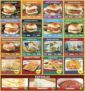 Goli Vada Pav No. 1 menu 