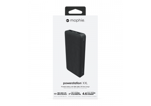 Sạc dự phòng mophie powerstation 20,000mAh PD - Black - 401106004