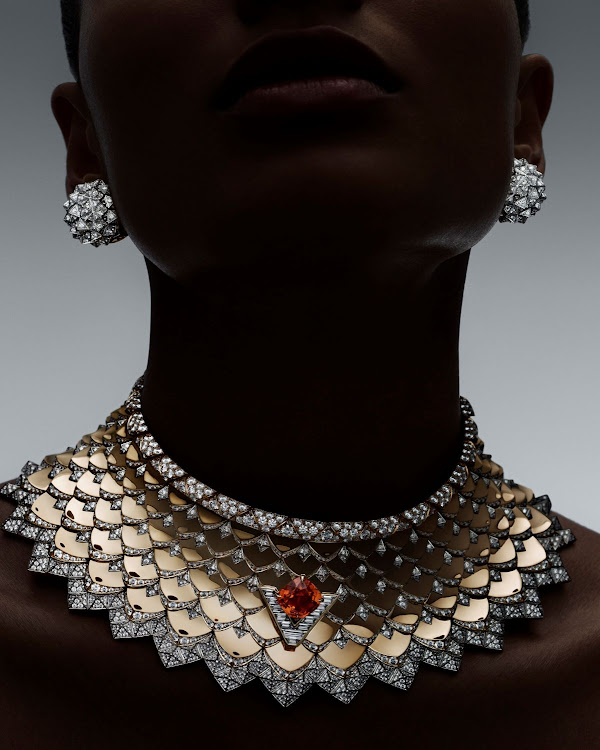Louis Vuitton custom-made Radiance necklace.
