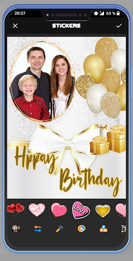 Screenshot Birthday Photo Frames