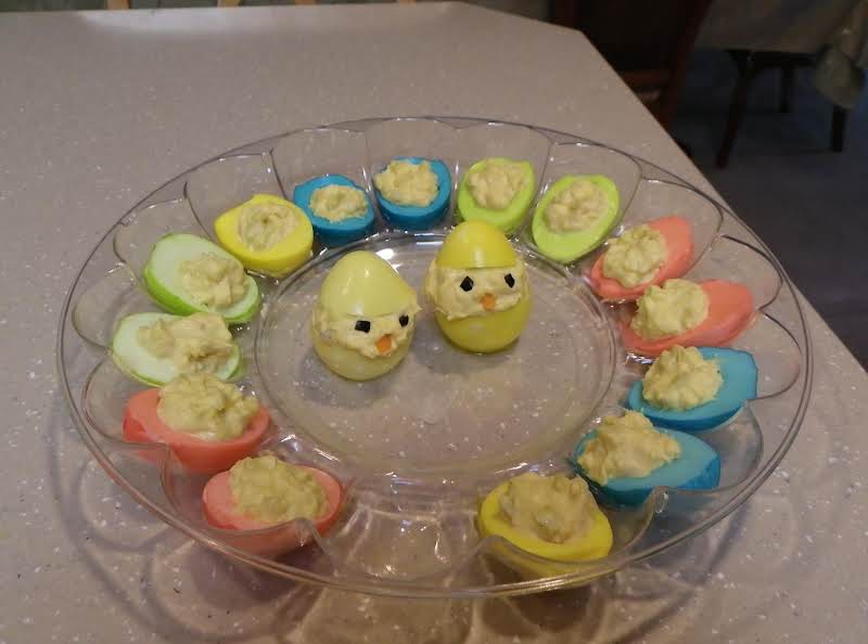 Chickie Deviled Eggs - Chickies For Easter