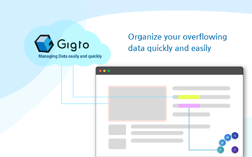 Gigto for chrome | Data manager