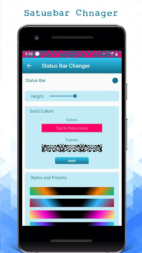 Status bar changer