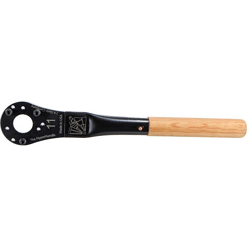 Stein Hyper Wood Handle Cassette Wrench, 10/11/12 Tooth