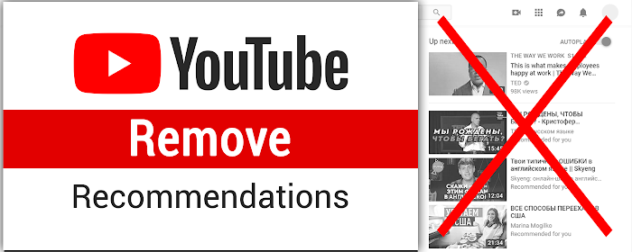 Remove YouTube & Instagram Recommendations marquee promo image