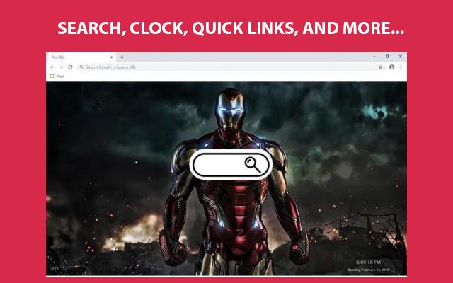 Iron Man Wallpapers and New Tab