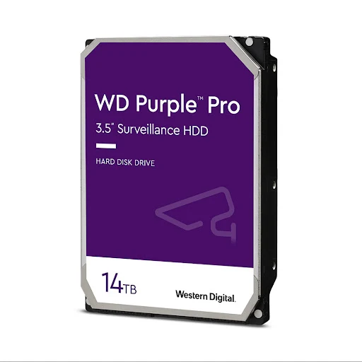 Ổ cứng camera HDD WD Purple Pro 10TB 3.5" SATA3 (WD101PURP)(Tím)