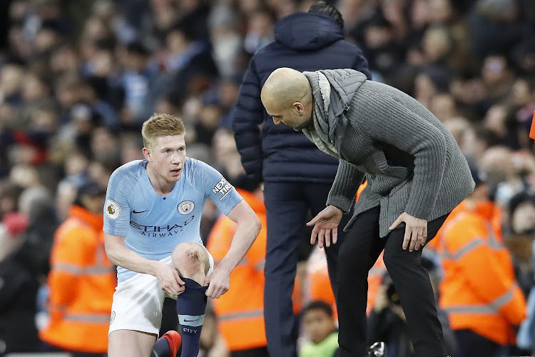 Guardiola : "Kévin De Bruyne est l'un des meilleurs joueurs que j'ai entraîné de toute ma vie"