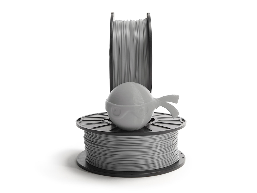 NinjaTek Chinchilla Steel Gray TPE Filament - 1.75mm (0.5kg)