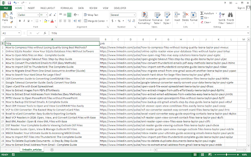LinkedIn Article Extractor screenshot 4