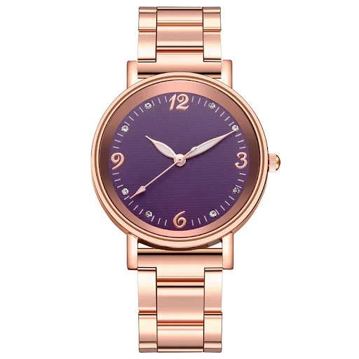 Title 7, Stainless Steel Band Casual Fashion Quartz Watch
