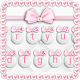 Girly Pink Bows Keyboard Theme Download on Windows