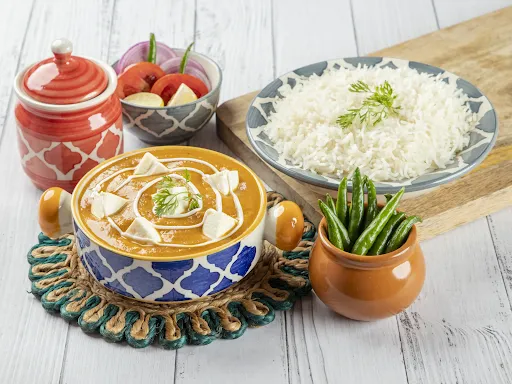 Paneer Makhani With Steamed Rice