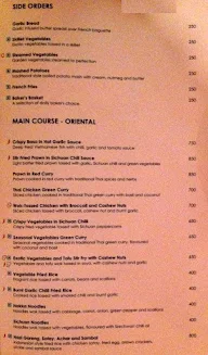 Canacona - The Lalit menu 1