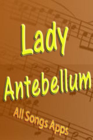 All Songs of Lady Antebellum