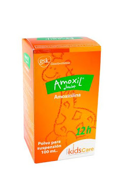 //Amoxil Junior 700Mg   Suspensión Frasco x100Ml. GSK Amoxicilina          