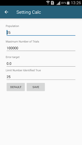 Screenshot Algebra Equation Calculator