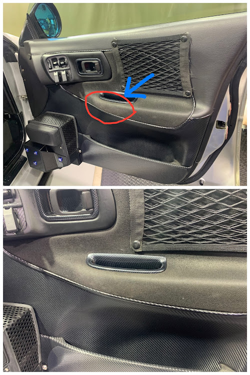 インプレッサ WRXのドアハンドルカバー😅に関するカスタム事例の投稿画像2枚目