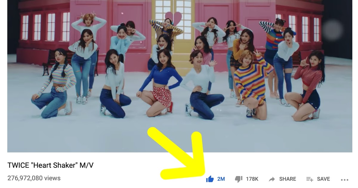 Heart Shaker Becomes Twice S 7th Music Video To Reach This Youtube Milestone Koreaboo