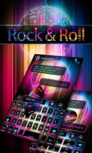 Rock Roll GO Keyboard Theme