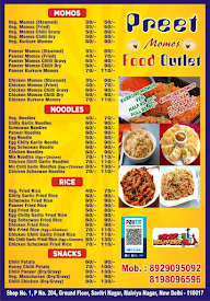 Preet Momos Food Outlet menu 2