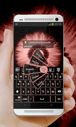 Pink Dandelion GO Keyboard