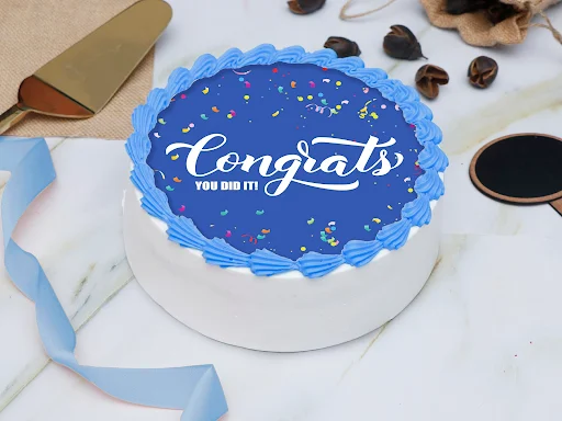 Congrats You Did It Photo Cake
