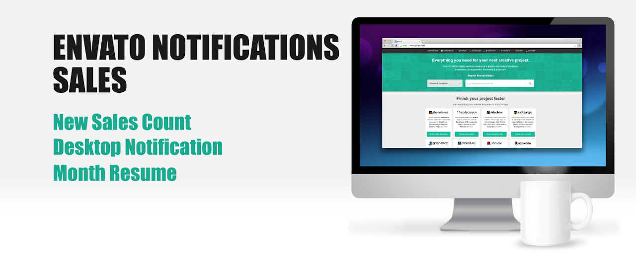 Envato Notifications Sales Preview image 0