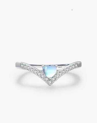 Bague flèche en argent sterling ave - 2