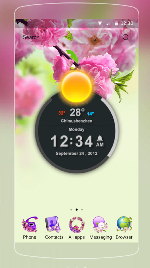   Spring Flowers Theme