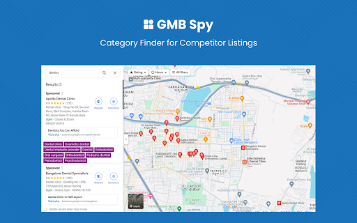 GMB-Category Finder for Competitor Listings