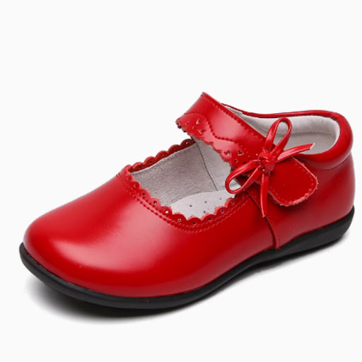 Title 4, British Girls Leather Soft Soled Single Shoes....