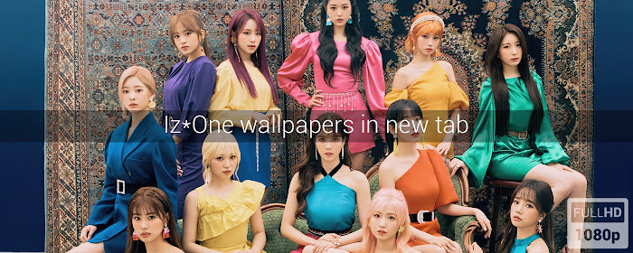 Iz*One Wallpapers New Tab marquee promo image