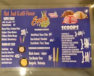 Not Just Kulfi House menu 1