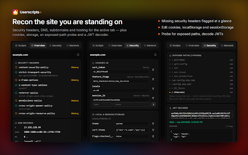 Userscripts+ screenshot 2