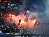 Club Brugge-supporters zorgden voor onrust door het vak van Antwerp te belagen, met drie gewonden tot gevolg