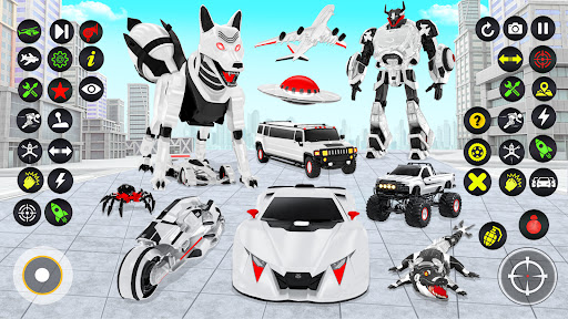 Screenshot Fox Robot Transform Bike Game