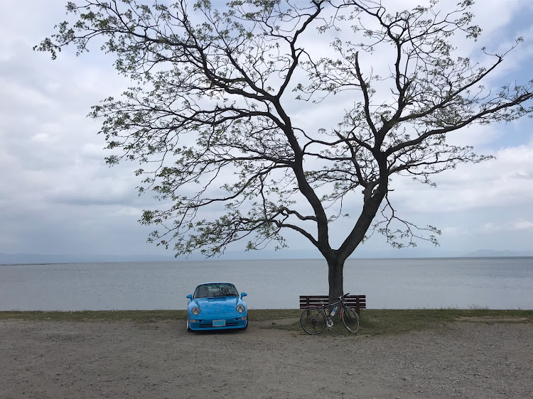 神栖アントラーズさんが投稿したあのベンチ・琵琶湖・サイクリング・ビワイチに関するカスタム事例の投稿画像1枚目
