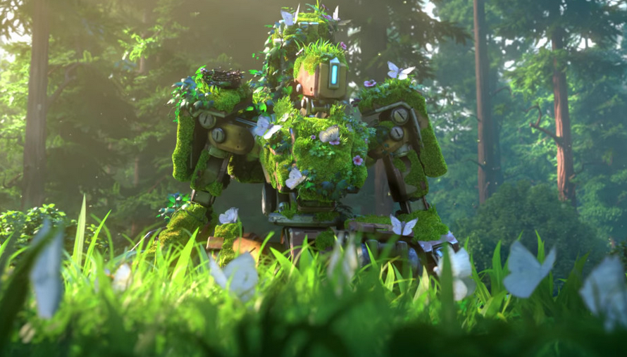 Cinematic graphic from “The Last Bastion” trailer series.