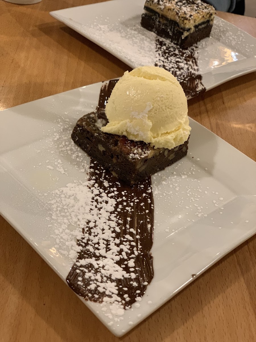 Pecan (pie) brownie. All of their brownies are gluten free!