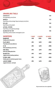 The Flying Saucer menu 1