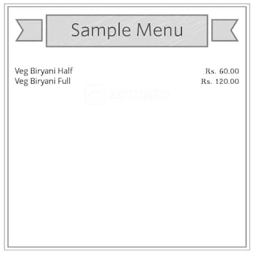 Gadganaga Sudh Sakahari Veg Biryani menu 