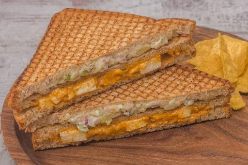 Aloo And Paneer Pahadi Grilled Sandwich