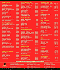 Meghana Foods menu 1