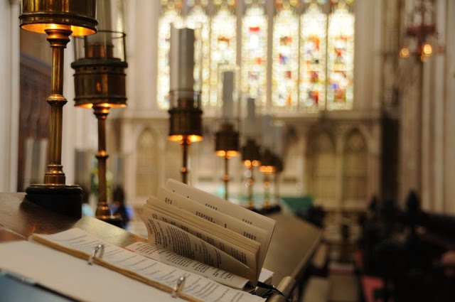 Bath Abbey, Chair, Stained Glass, Church