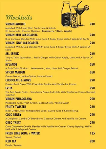 Quesso Xpress menu 