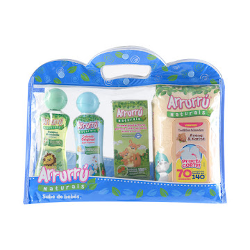 Estuche Arrurrú Naturals   Lullaby Toallitas+Crema+Colonia+Shampoo 